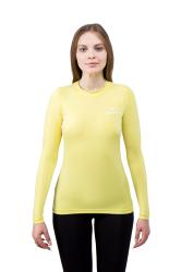 Майка лайкровая лонгслив желтый Майка лайкровая лонгслив желтый