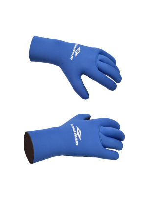 Перчатки Hunter 5-палые 3мм ультраспан/ультраспан синий