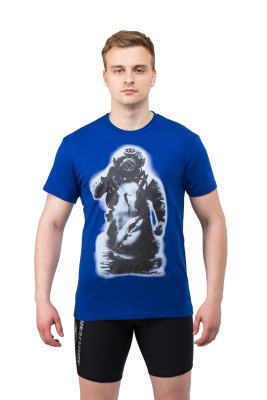 Футболка AQUATEAM синяя